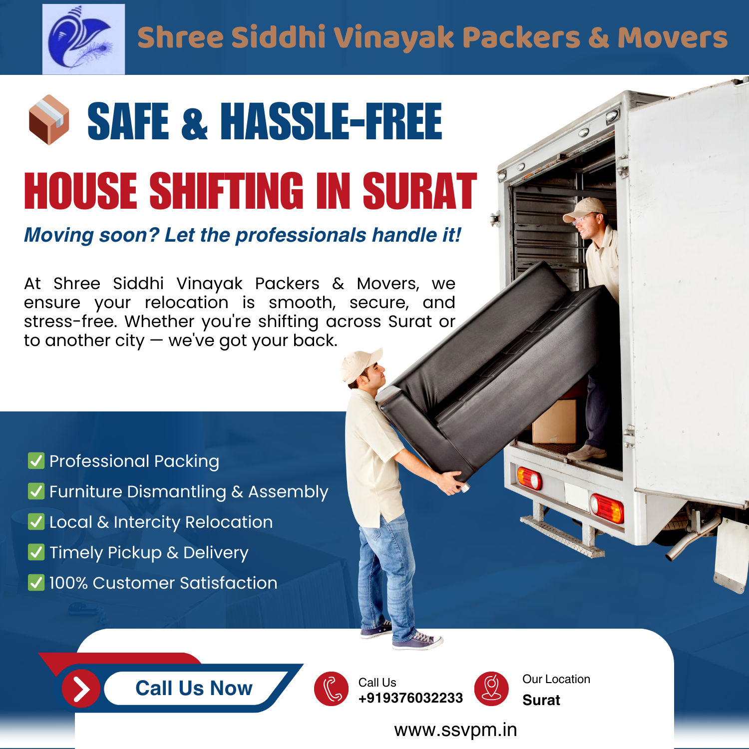 Top Packers and Movers in Surat – Reliable Moving Services