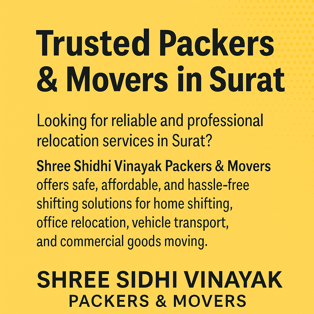 Trusted Packers & Movers in Surat